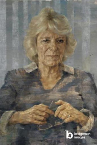 HRH Duchess of Cornwall, 2014 (oil on canvas), Yeo, Jonathan (b.1970) / British© Jonathan Yeo / Bridgeman Images