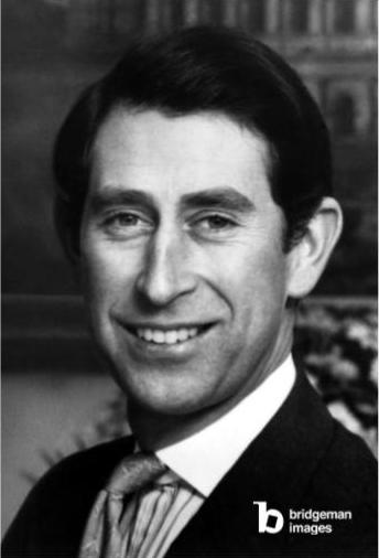 Prince Charles, 1980s, black and white photograph © Everett Collection / Bridgeman Images