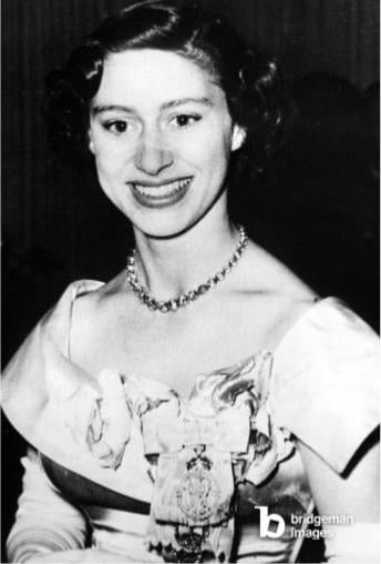 PRINCESS MARGARET, portrait,black and white photograph, ©Everett Collection / Bridgeman Images