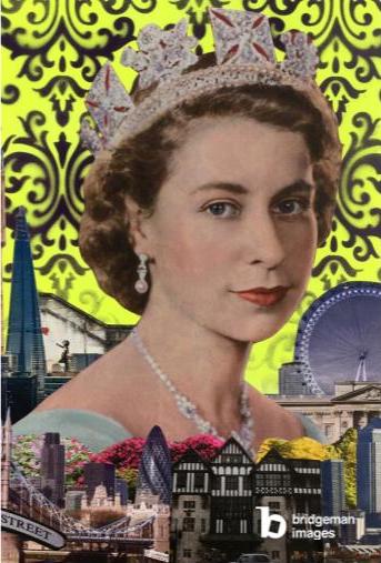 Queen, 2015 (mixed media), Storno, Anne / British, Private collection© Anne Storno. All Rights Reserved 2022 / Bridgeman Images